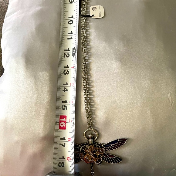 Alchemy Enamel & Swarovski Dragonfly Necklace - Picture 5 of 9